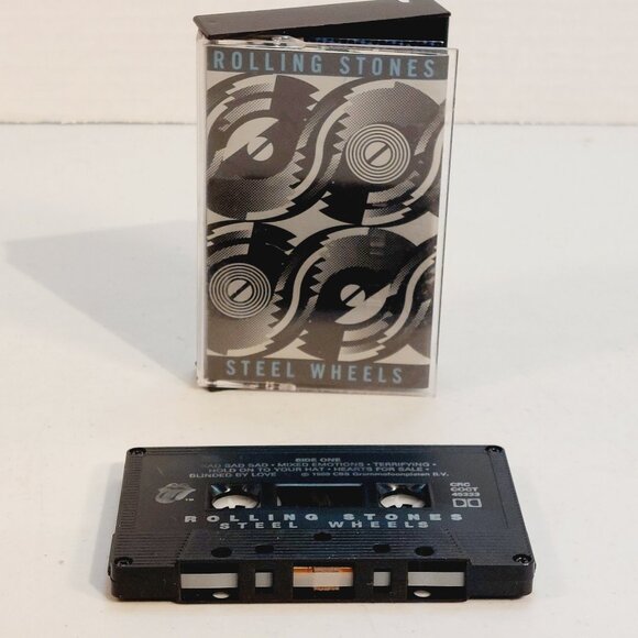 Rolling Stones ~ Steel Wheels (cassette, 1989) tested and works - Picture 1 of 3